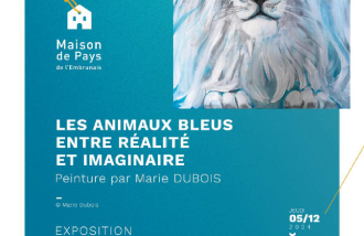 Exposition - Les animaux bleus : Entre réalité et imaginaire